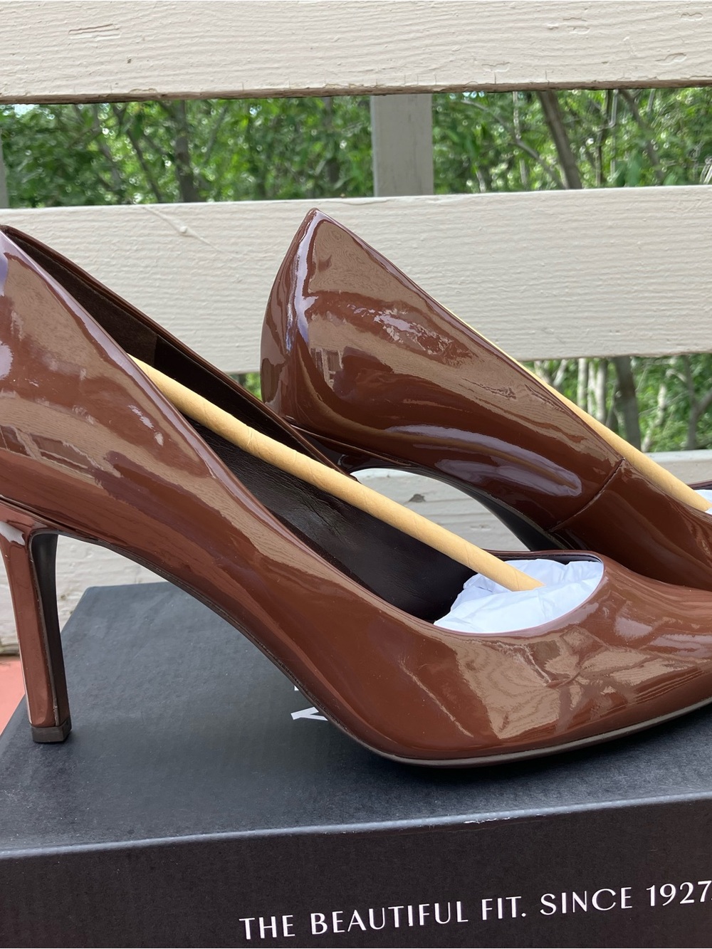 NIB Naturalizer Women's Size 8 W Anna, Cappuccino Pointed Toe High Heel Pump